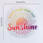 Sun Catcher Rainbow Prism Suncather Vidrio electrostático Pegatina