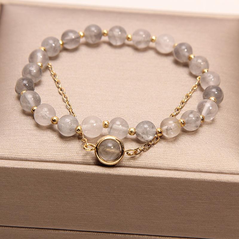 Pulsera de perlas naturales de agua dulce para mujer