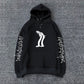 Printed hooded sweatshirt