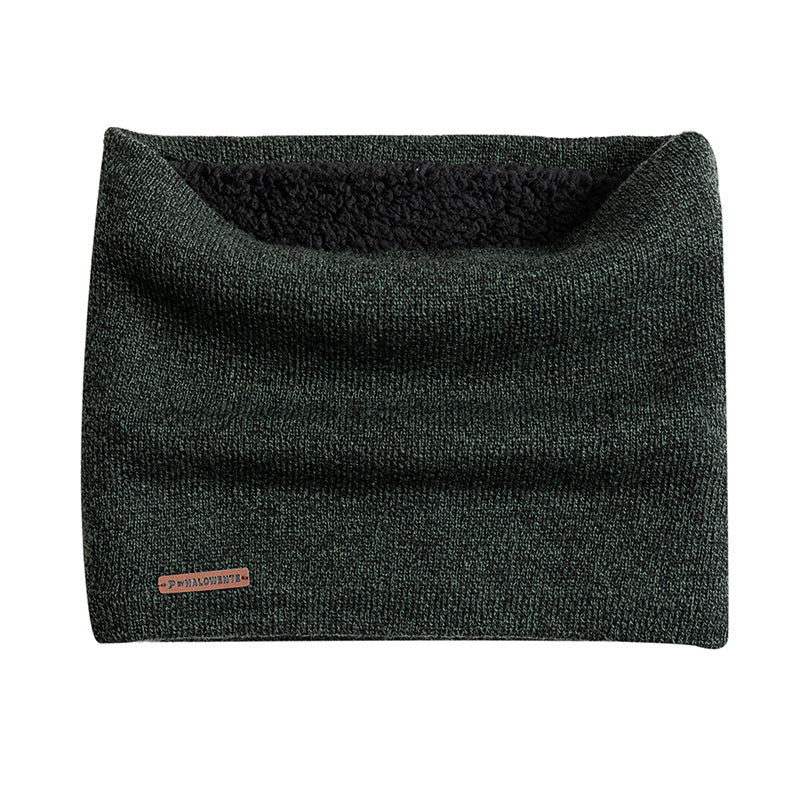 Outdoor Men's Knitted Thermal Pullover Scarf