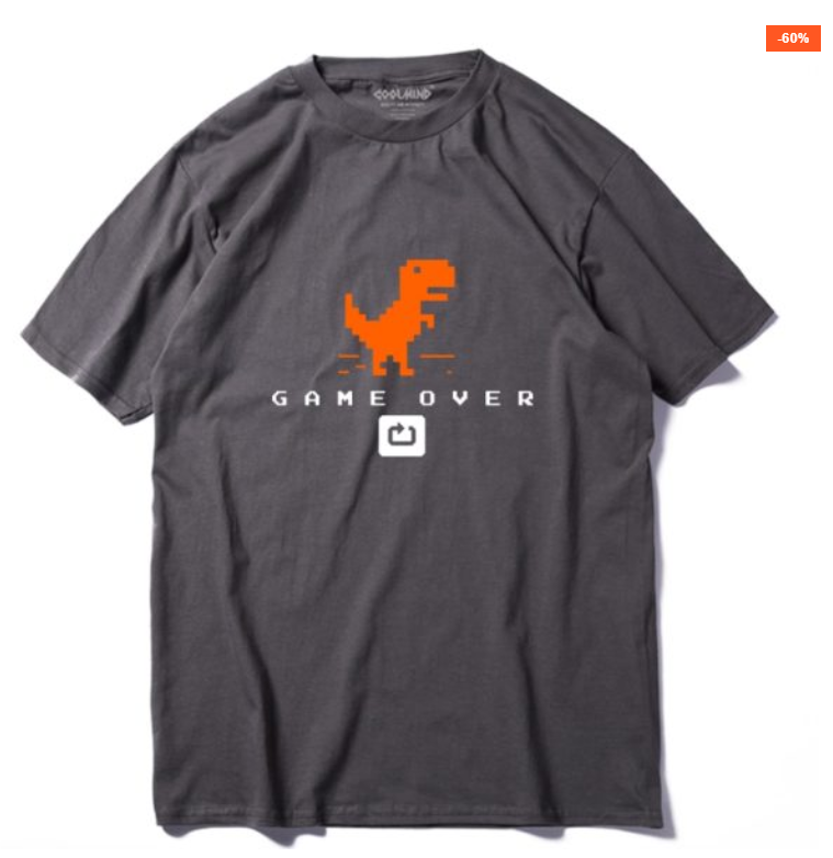 T-shirt Men And Women Couple Solid Color White Printing