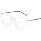 Discoloration myopia glasses