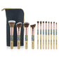 12 makeup brushes