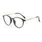 Metal Anti Blue Light Glasses Frame Retro Women