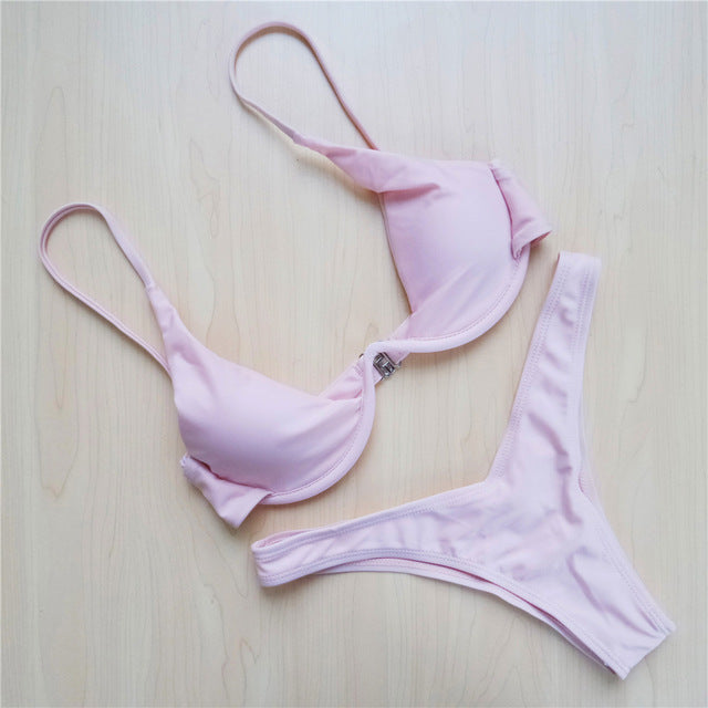 Sexy Women Bikini Beachwear Push-up Swimwear