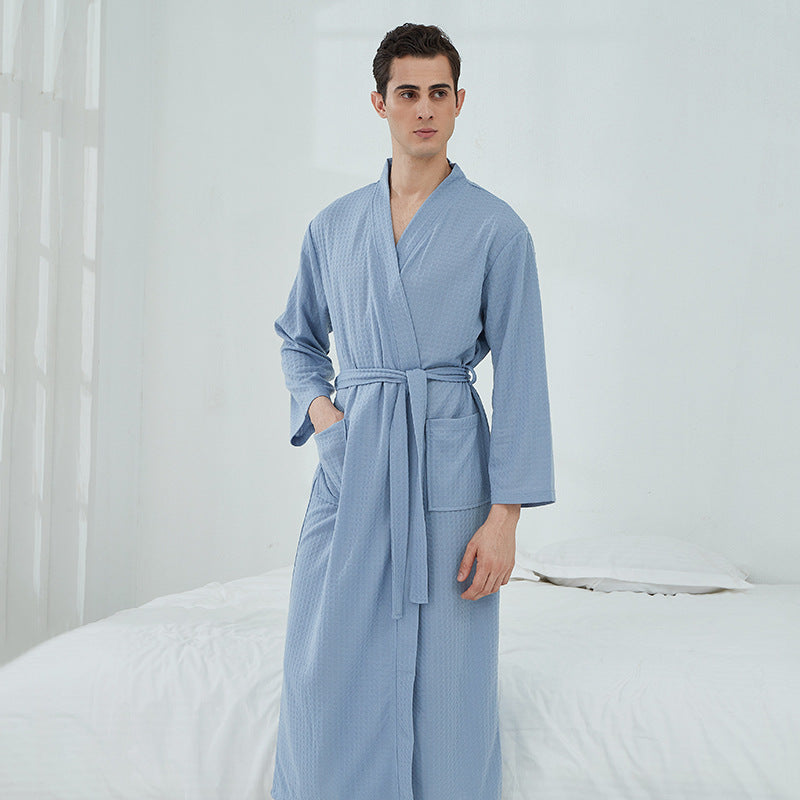 Pareja Batas Ropa de dormir Mujeres Hombres Loungewear Albornoz