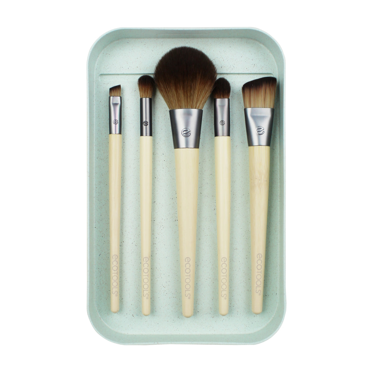 Brocha de maquillaje Ecotools.