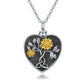 Urn Necklaces for Ashes 925 Sterling Silver Celtic Necklace Sunflower Necklace for Women Customized Necklace for Ashes