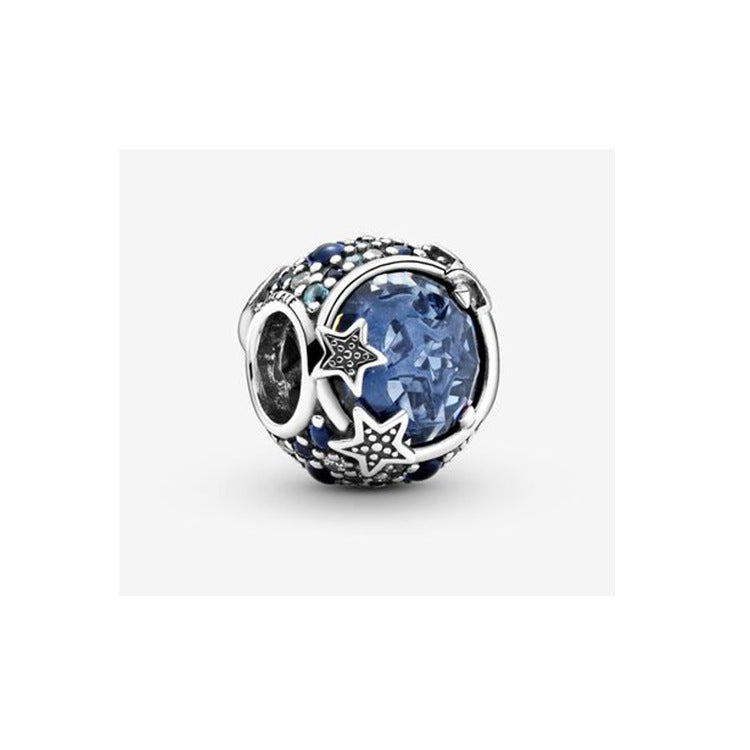 Joyas de Navidad Copos de nieve Estrellas Pulsera Charm Beads