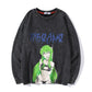 Printed thin sweatshirt
