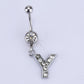 English alphabet hypoallergenic body piercing navel