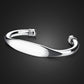 Fashionable Simple Bracelet 925 Silver Plated Men And Women Couple Bracelets
