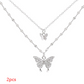 Colour Sparkling Clavicle Chain Choker Necklace For Women