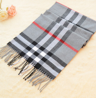 New England style sub Babage classic fashion all-match cashmere scarf for men wholesale manufacturers