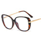 Large frame glasses frame myopia glasses