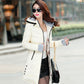Mid-length down jacket women