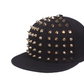 Men Black Hats Rivet