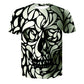 Vertigo Abstract Stereo Casual Loose Printed T-shirt Men