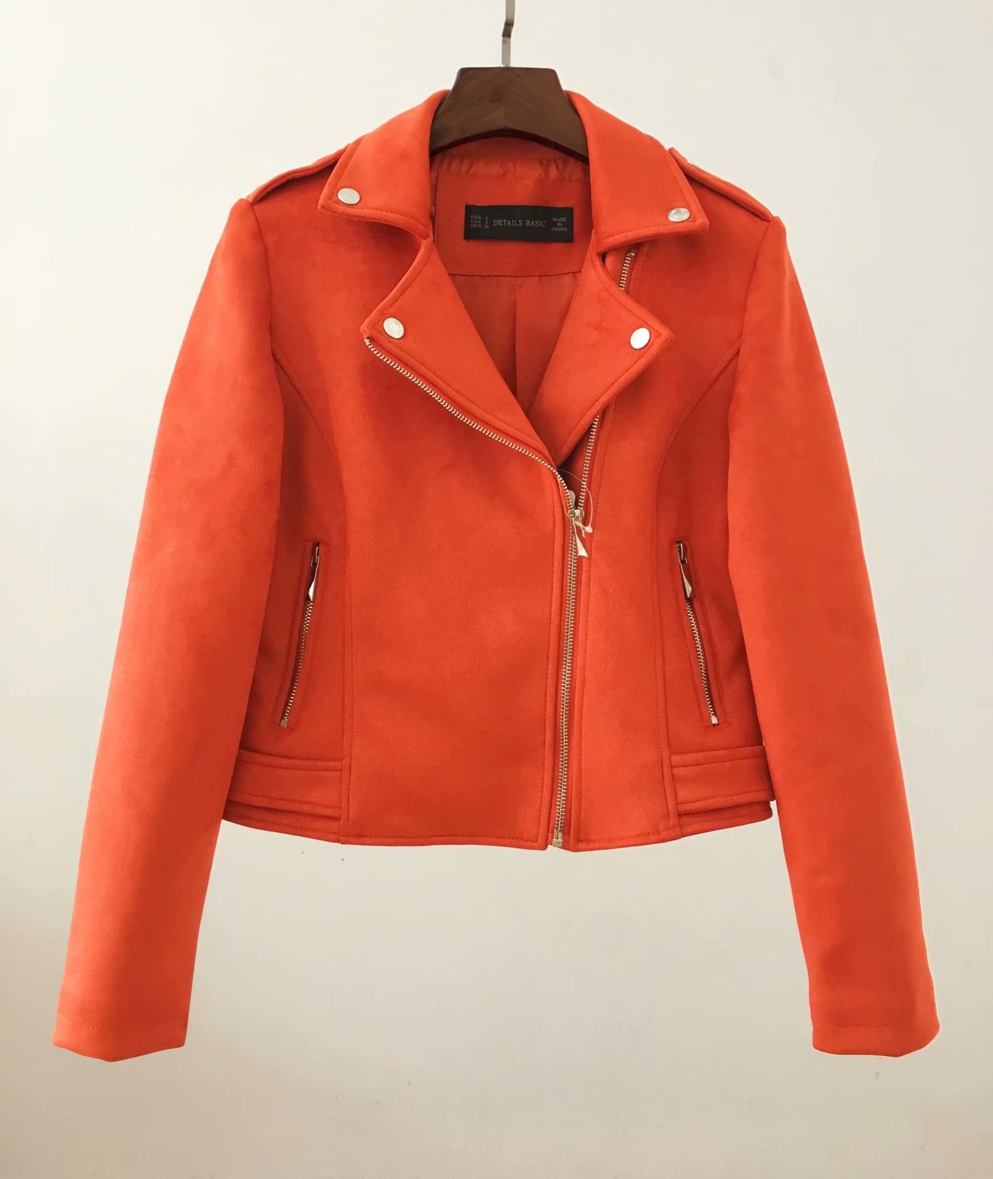 Chaqueta De Piel Corta Slim Deerskin Mujer