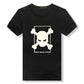 Luminous Graffiti T-shirt Cotton Short Sleeve Men