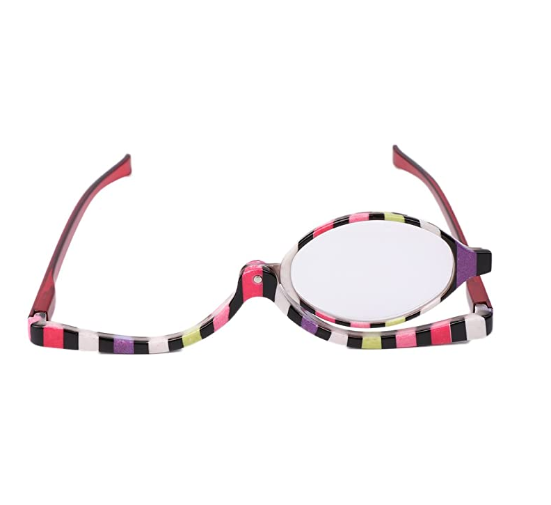 Reading glasses makeup glasses