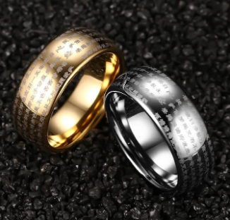 Unique Men Women Dome Rings