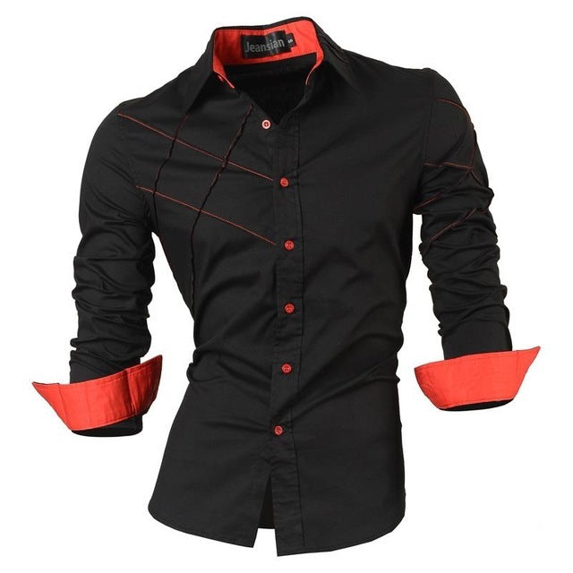 Camisas Formales Para Hombres Camisa De Vestir Roja