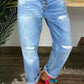 Jeans High-waisted Jeans Summer Jeans Loose Slim Jeans Straight Daddy Pants