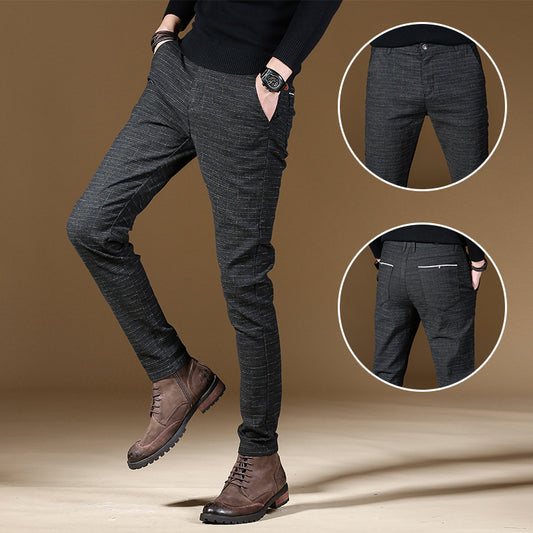 Pantalones de hombre de alta calidad a la moda Pantalones de hombre de primavera y otoño