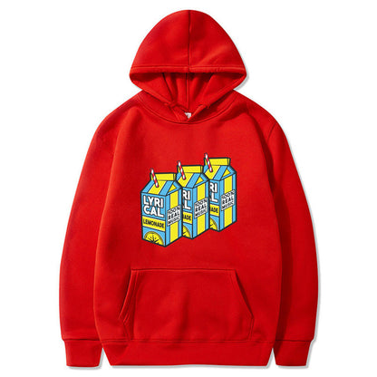 Loose hooded sweatshirt