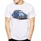 T-shirt Men And Women Couple Solid Color White Printing
