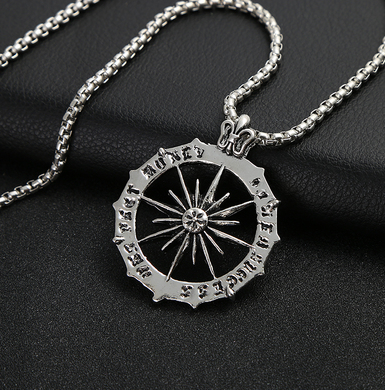 Hiphop pendant titanium steel chain pendant for men and women