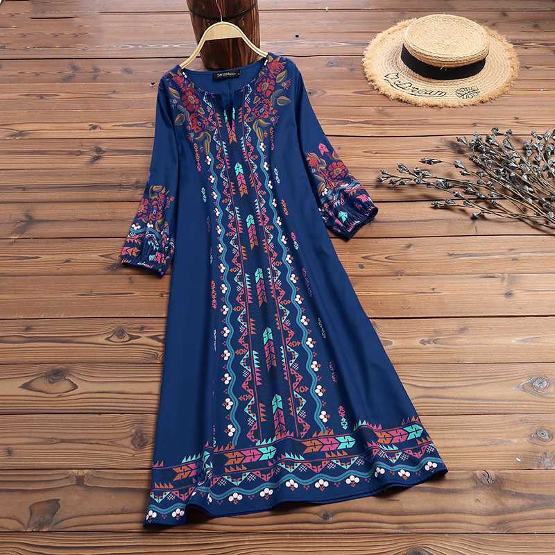 Printed casual tunic bohemian