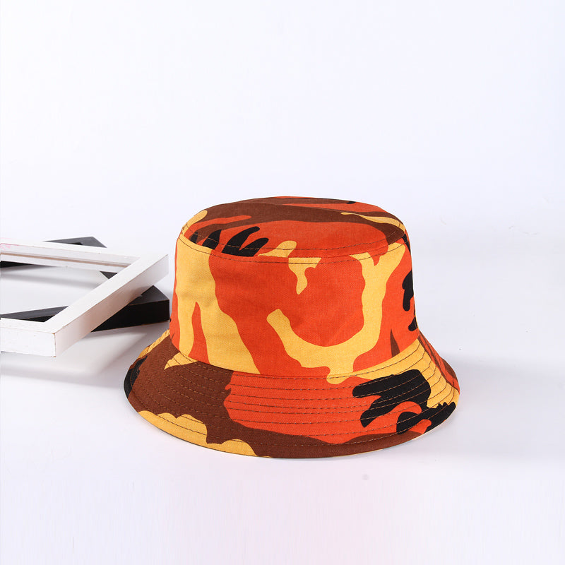 Camouflage Print Sunshade Bucket Hats