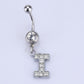 English alphabet hypoallergenic body piercing navel