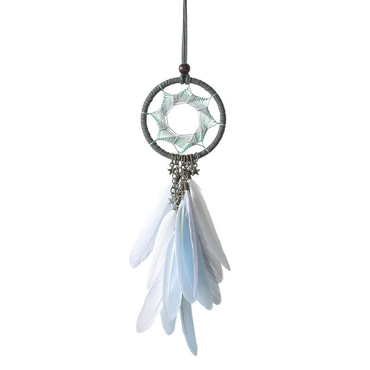 Charm borla de plumas