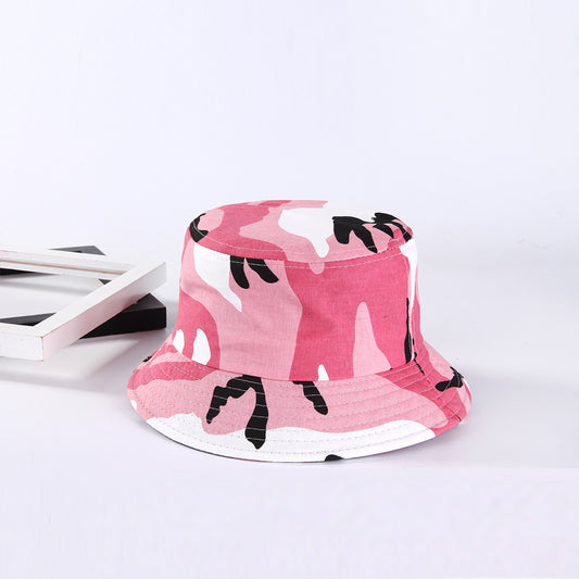 Camouflage Print Sunshade Bucket Hats