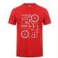 Men And Women's Fashion Casual Print Short-sleeved T-shirt