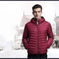 Lightweight Down Jacket Hooded Men Short