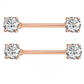 Body Piercing Jewelry Love Zircon Nipple Ring