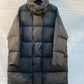 Black Silhouette Down Jacket Women Standing Collar Mid-length