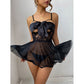 Lace Temptation Nightdress Free Mesh Nightgown Suit Women