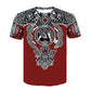 PLstar Cosmos  New Fashion Men T Shirt Viking Tattoo