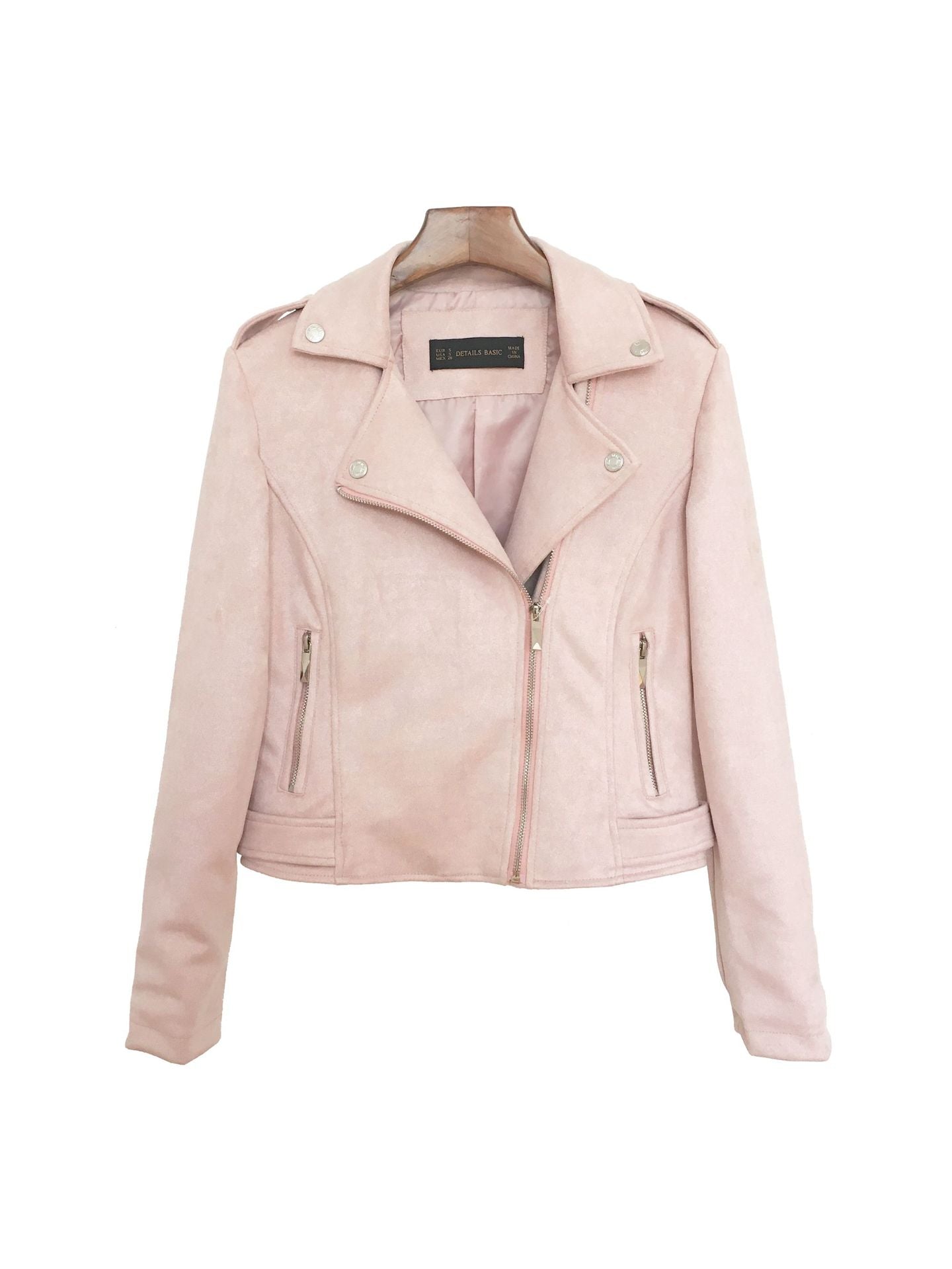 Chaqueta De Piel Corta Slim Deerskin Mujer