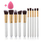 10pcs makeup brushes