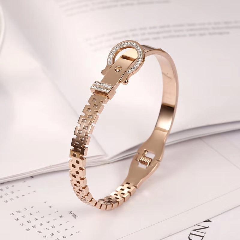 High fashion strap chain men and women couple bracelet