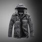 Men Winter Jacket With Velvet Pattern