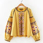 Embroidered jacket women