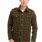 Men Plaid Jacket Casual Autumn Winter Jacket Men Slim Fit Jacket