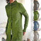 Cardigan Sweater Double Pocket Knit Sweater Women